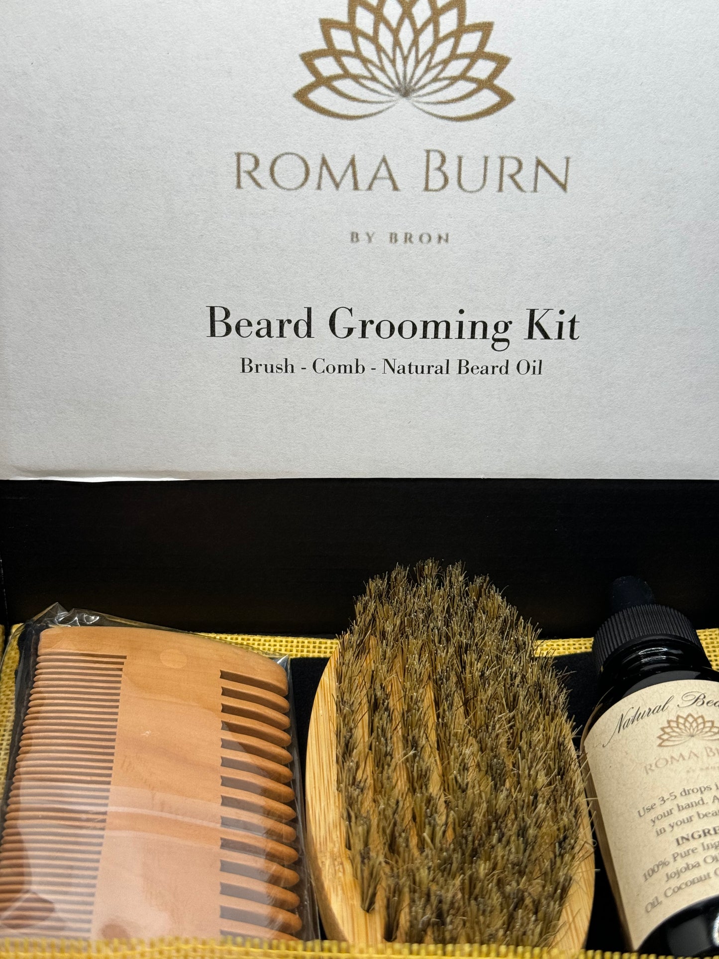 Roma Burn Beard Grooming Gift Set